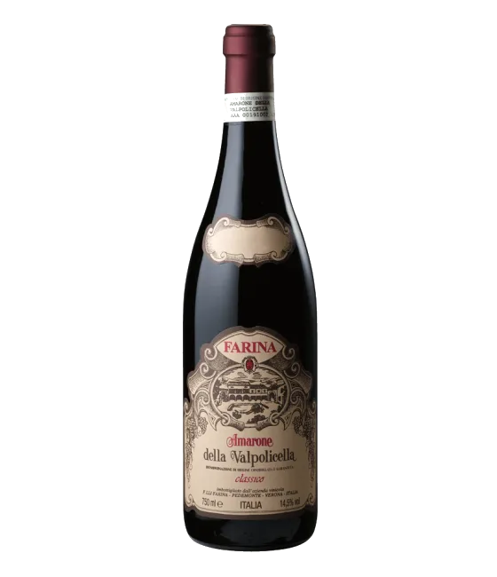 Farina Amarone Classico della Valpolicella, fles bij slijterij t Bockje in Bathmen