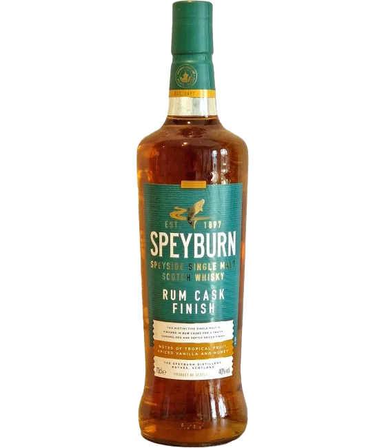 Speyburn Rum Cask Finish, fles bij slijterij t Bockje in Bathmen