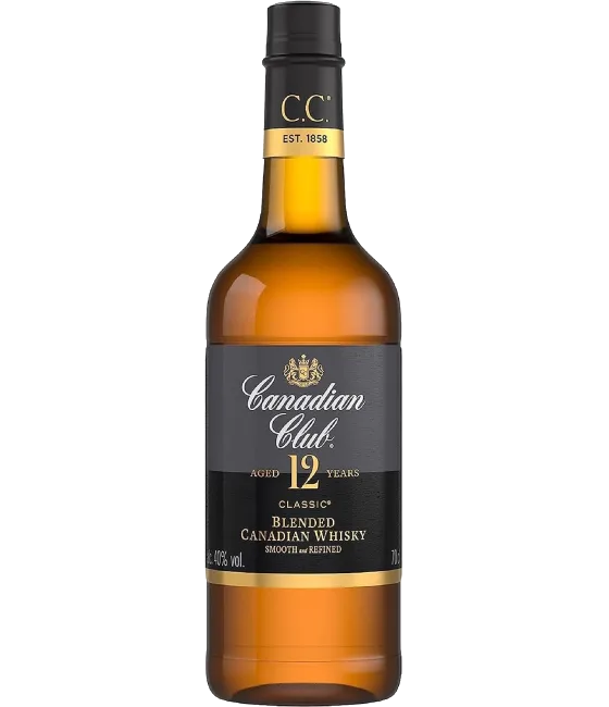 Canadian Club 12 Years Old, fles bij slijterij t Bockje in Bathmen