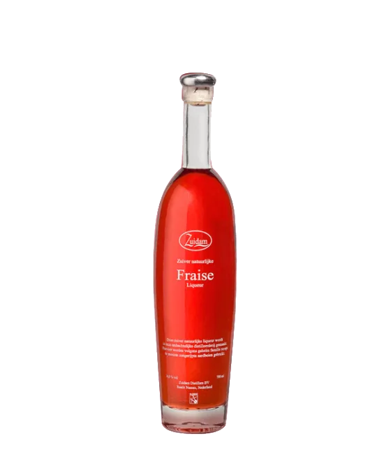 Zuidam fraise, fles bij slijterij t Bockje in Bathmen