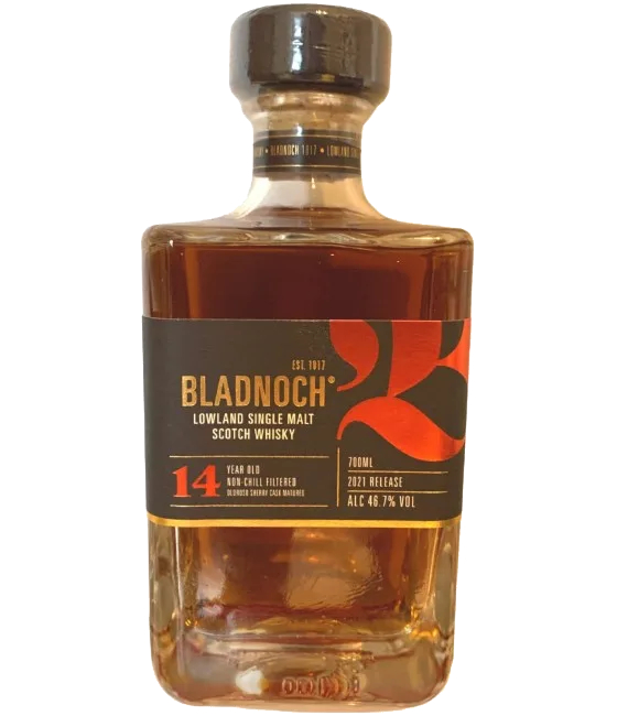 Bladnoch 14Y., fles bij slijterij t Bockje in Bathmen