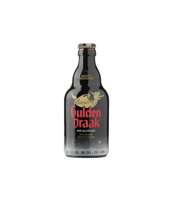Gulden Draak 9000 Quadrupel, fles bij slijterij t Bockje in Bathmen