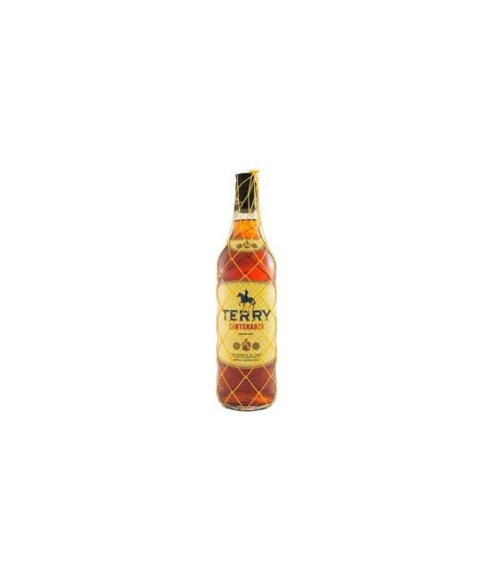 Terry Centenario Brandy Liter, fles bij slijterij t Bockje in Bathmen