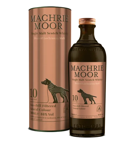 Arran Machrie Moor 10 Years Old, fles bij slijterij t Bockje in Bathmen