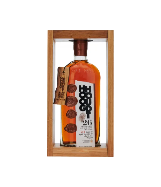 Hooghoudt Aged Genever 26, fles bij slijterij t Bockje in Bathmen