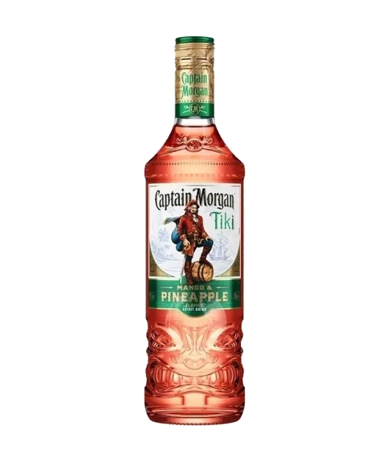 Captain Morgan Tiki – Mango & Pineapple, fles bij slijterij t Bockje in Bathmen