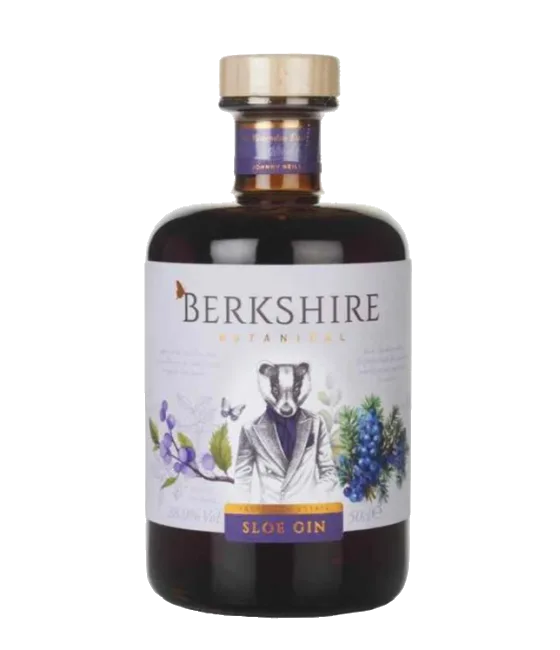 Berkshire Botanical Sloe Gin, fles bij slijterij t Bockje in Bathmen