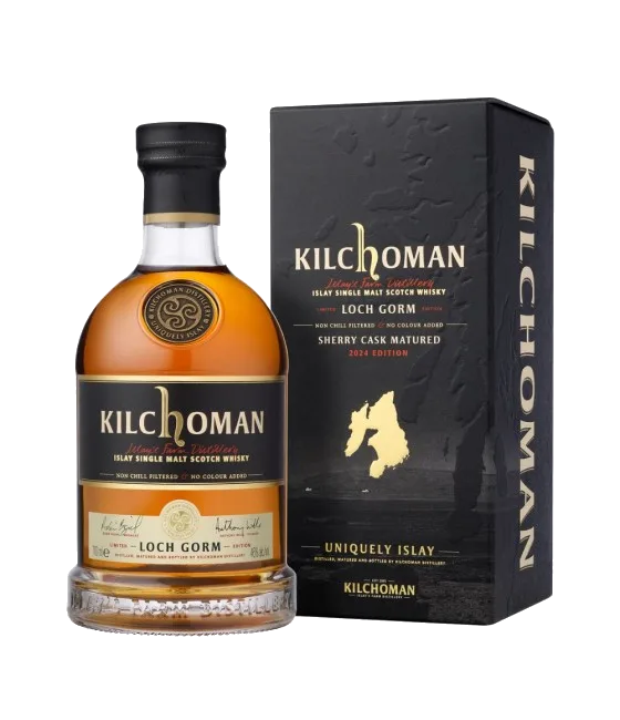Kilchoman Loch Gorm Edition 2025, fles bij slijterij t Bockje in Bathmen