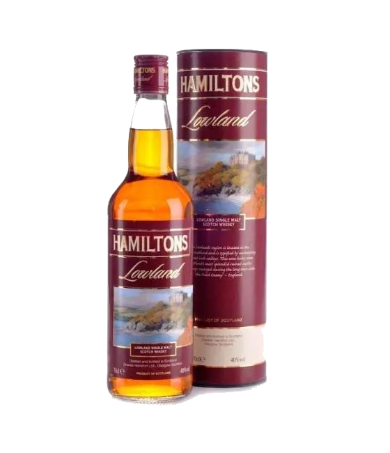 Hamiltons Lowland Single Malt, fles bij slijterij t Bockje in Bathmen