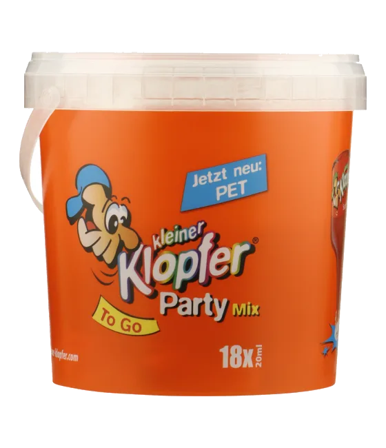 Kleiner Klopfer Party Bucket 18x 2cl, fles bij slijterij t Bockje in Bathmen
