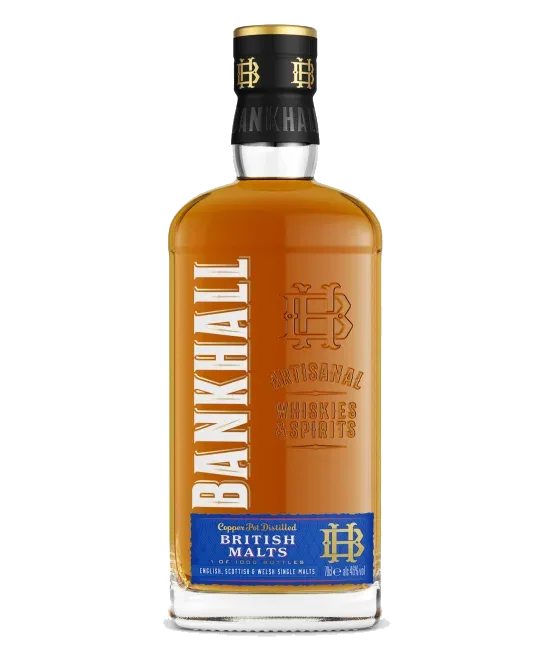 Bankhall Blended British Malts, fles bij slijterij t Bockje in Bathmen