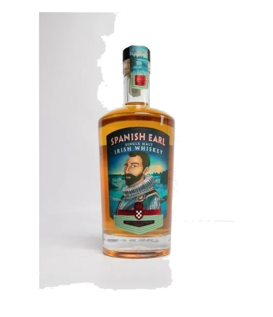 Spanish Earl Irish Whiskey, fles bij slijterij t Bockje in Bathmen