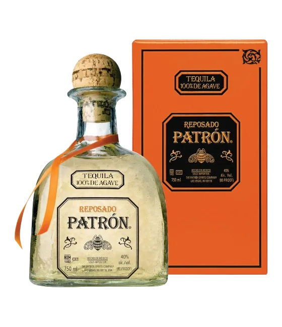 Patron Tequila Reposado, fles bij slijterij t Bockje in Bathmen