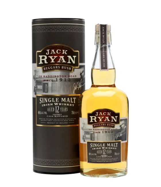 Jack Ryan Beggars Bush 12 Years Old Irish Single Malt, fles bij slijterij t Bockje in Bathmen