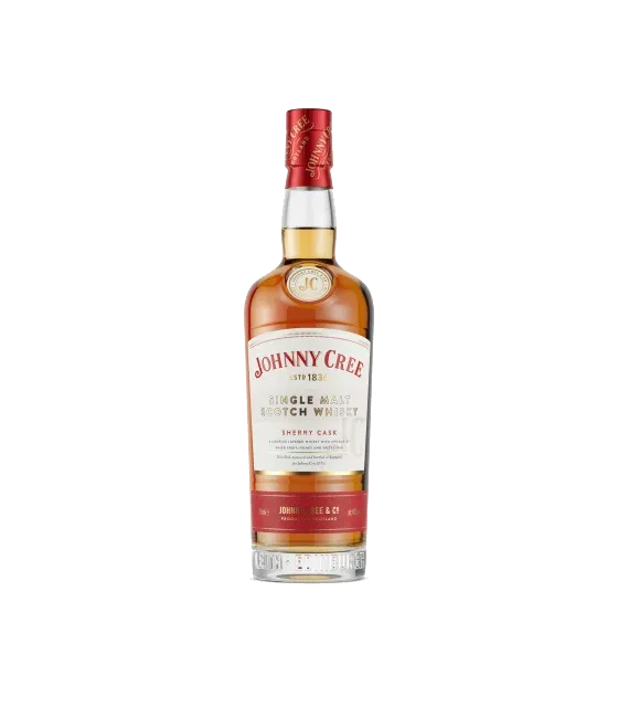 Johnny Cree Lowland Single Malt Sherry Cask, fles bij slijterij t Bockje in Bathmen