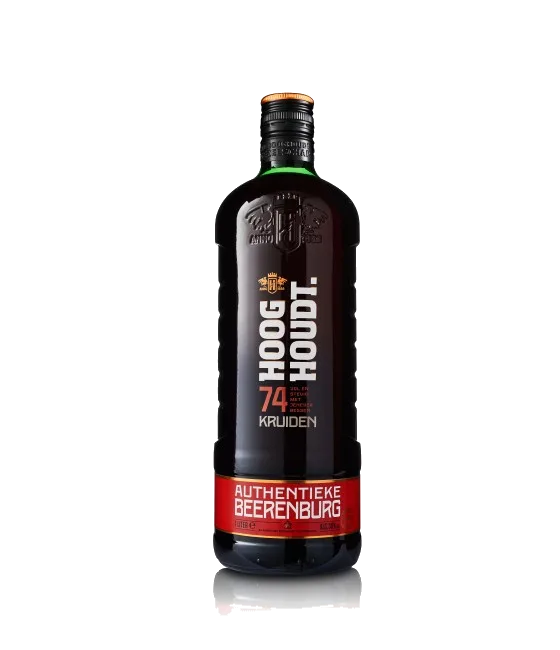 Hooghoudt Beerenburg, fles bij slijterij t Bockje in Bathmen
