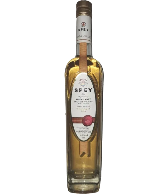 Spey Single Cask for Whisky Import Belux 2008, fles bij slijterij t Bockje in Bathmen
