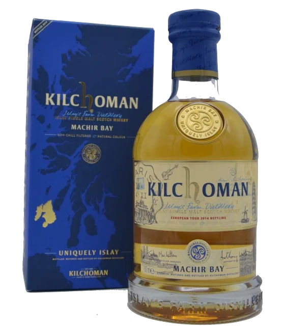 Kilchoman European Tour 2014 Machir Bay, fles bij slijterij t Bockje in Bathmen