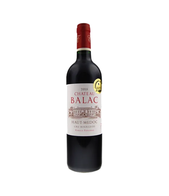 Chateau Balac Haut Medoc, fles bij slijterij t Bockje in Bathmen