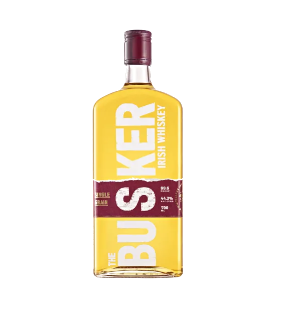 The Busker Single Grain, fles bij slijterij t Bockje in Bathmen
