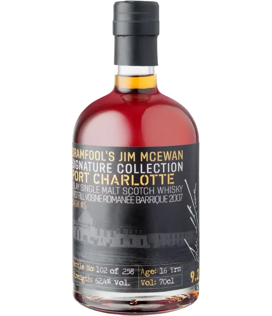 Dramfool Port Charlotte Signature Collection 9.2, fles bij slijterij t Bockje in Bathmen