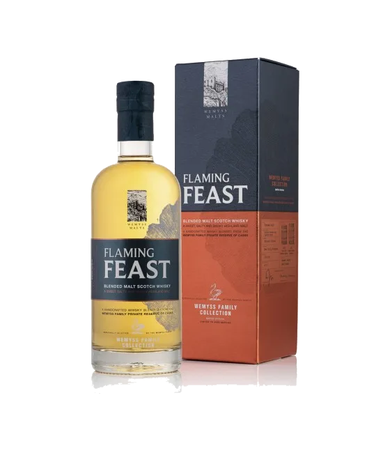 Wemyss Malts Flaming Feast, fles bij slijterij t Bockje in Bathmen