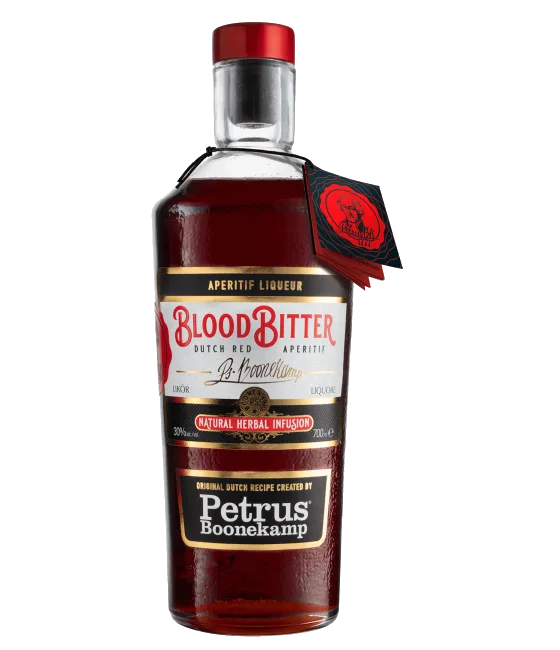 Petrus Boonekamp Blood Bitter, fles bij slijterij t Bockje in Bathmen