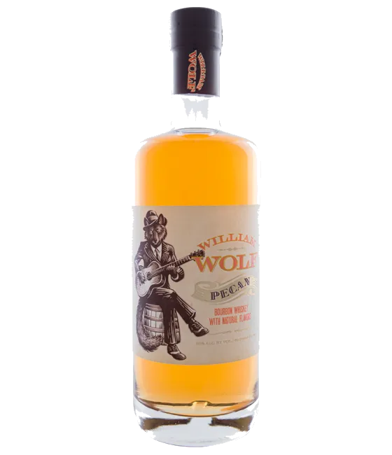 William Wolf Pecan Bourbon, fles bij slijterij t Bockje in Bathmen