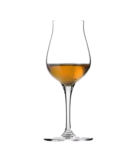 Avant Garde Kristallen Whisky Glas op Voet, fles bij slijterij t Bockje in Bathmen