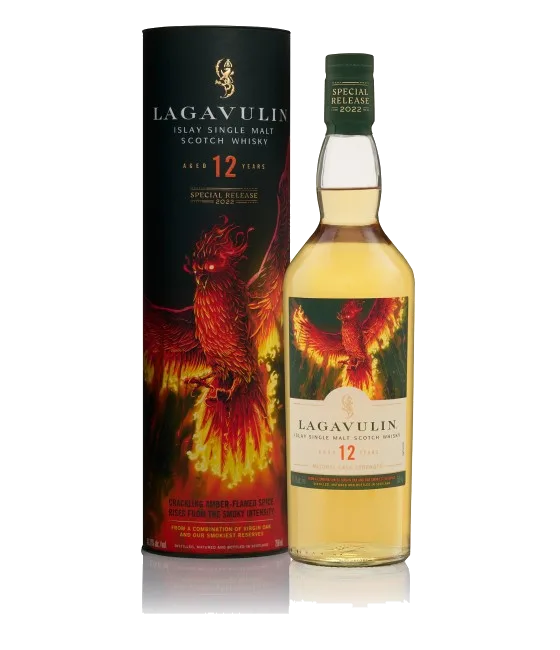 Lagavulin 12 Years Old Special Release 2022, fles bij slijterij t Bockje in Bathmen