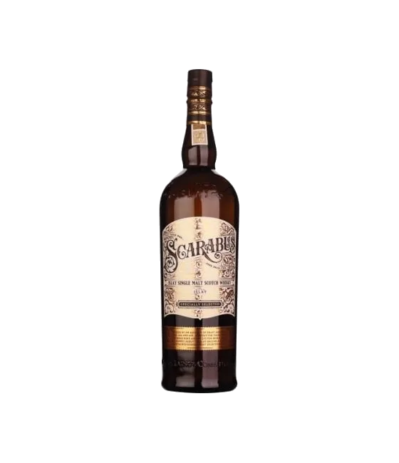 Scarabus Islay Malt, fles bij slijterij t Bockje in Bathmen