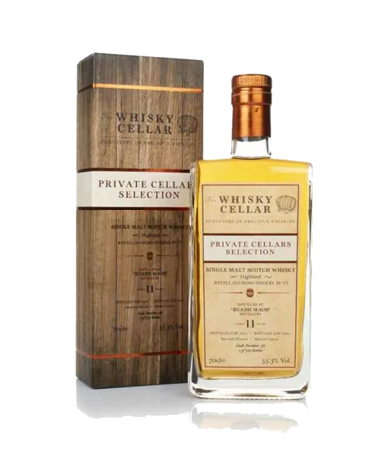 Whisky Cellar Ruadh Maor 11Y 2010, fles bij slijterij t Bockje in Bathmen