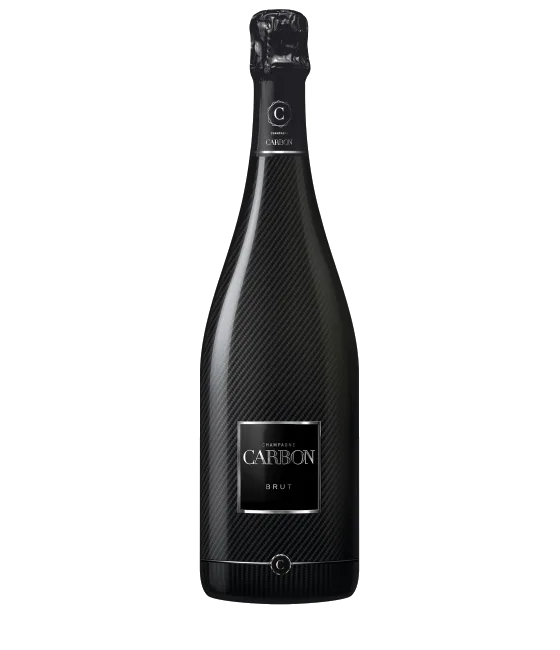 Champagne Carbon Brut, fles bij slijterij t Bockje in Bathmen