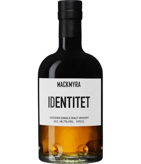 Mackmyra Identitet Swedish Single Malt Whisky, fles bij slijterij t Bockje in Bathmen