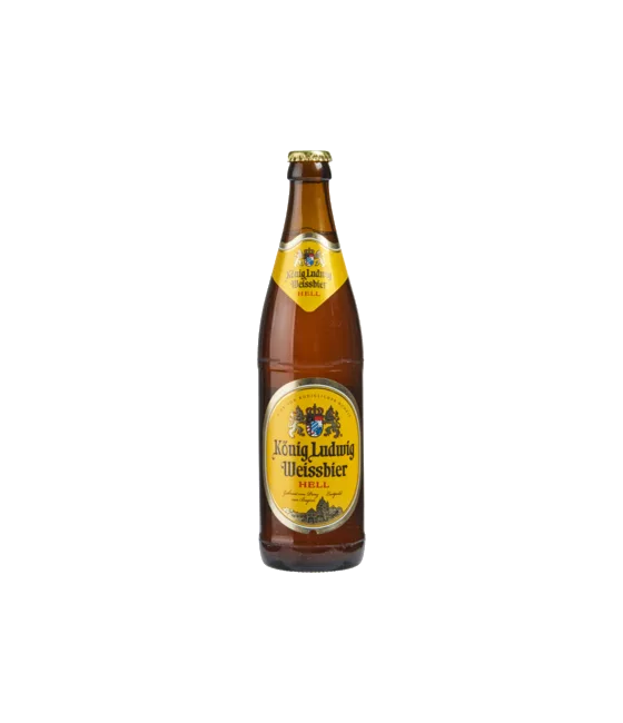 KONIG LUDWIG weissbier, fles bij slijterij t Bockje in Bathmen