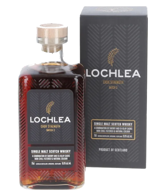 Lochlea Cask Strength Batch 3, fles bij slijterij t Bockje in Bathmen