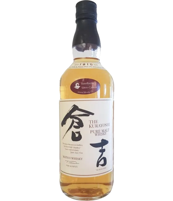 The Kurayoshi Japanese Pure Malt Whisky 2016, fles bij slijterij t Bockje in Bathmen