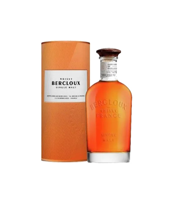Bercloux Single Malt Whisky, fles bij slijterij t Bockje in Bathmen