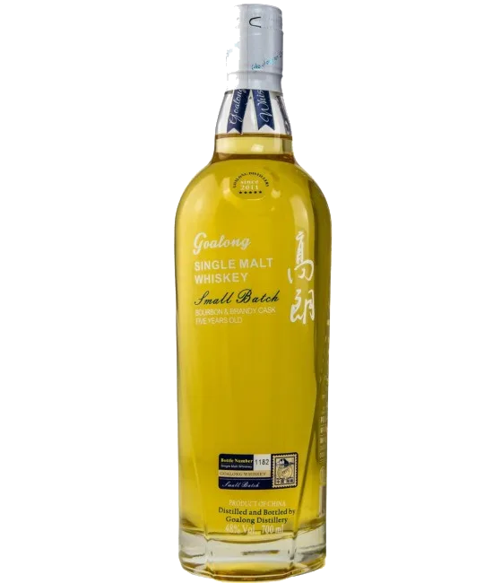 Goalong Liquor 5 Years Old Single Malt Chinese Whisky – Small Batch, fles bij slijterij t Bockje in Bathmen