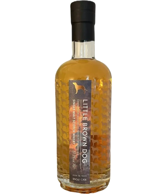 Little Brown Dog Breaval 2010 White Port Barrique Finish, fles bij slijterij t Bockje in Bathmen