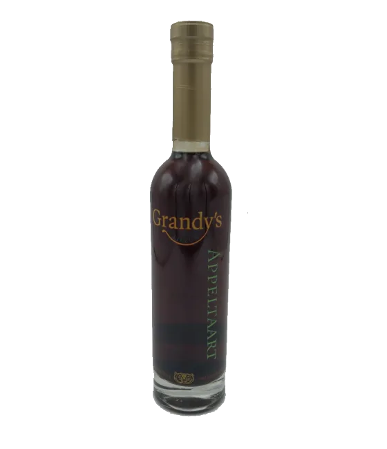 GRANDY’S appeltaart, fles bij slijterij t Bockje in Bathmen