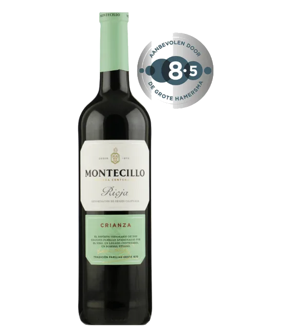 Montecillo Rioja Crianza, fles bij slijterij t Bockje in Bathmen