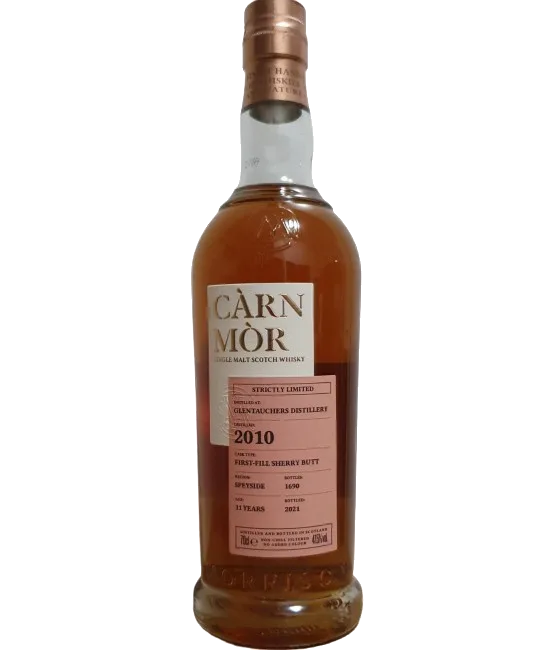 Carn Mor Glentauchers 11 Years Old, fles bij slijterij t Bockje in Bathmen