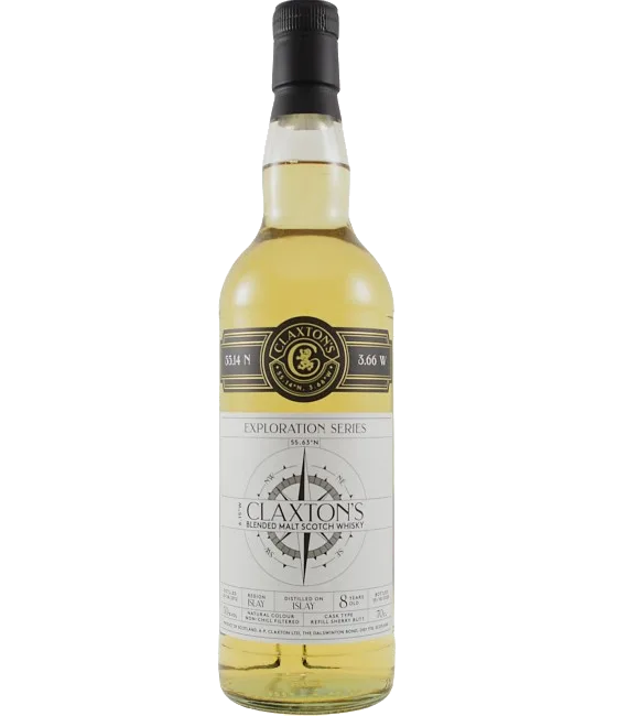 Claxton’s Exploration Islay 8 Years Old 2012, fles bij slijterij t Bockje in Bathmen