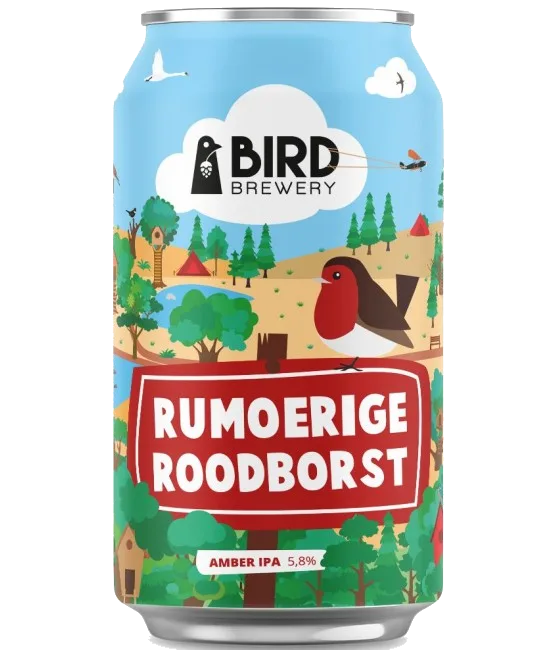 Bird Brewery Rumoerige Roodborst, fles bij slijterij t Bockje in Bathmen