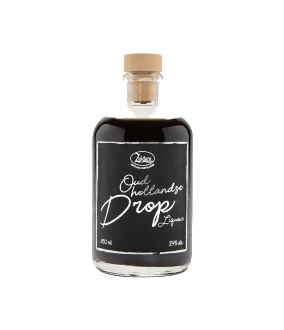 Oud Hollandse Drop Liqueur, fles bij slijterij t Bockje in Bathmen