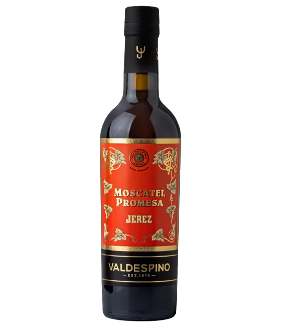 Valdespino Moscatel “Promesa” 37 cl, fles bij slijterij t Bockje in Bathmen