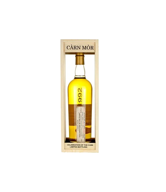 Caperdonich Celebration Of The Cask – Càrn Mòr 24Y 1992 #121141, fles bij slijterij t Bockje in Bathmen