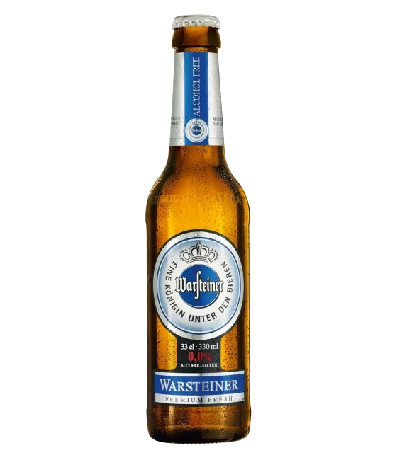 Warsteiner 0,0%, fles bij slijterij t Bockje in Bathmen
