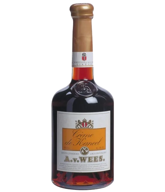 Van Wees Creme de Kaneel, fles bij slijterij t Bockje in Bathmen